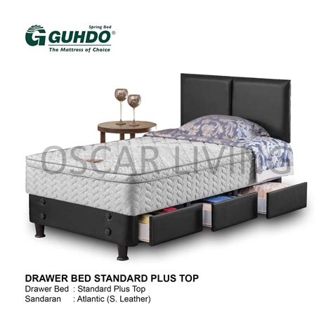 Jual Guhdo Drawer Standard Plushtop Kasur Springbed Laci Hb