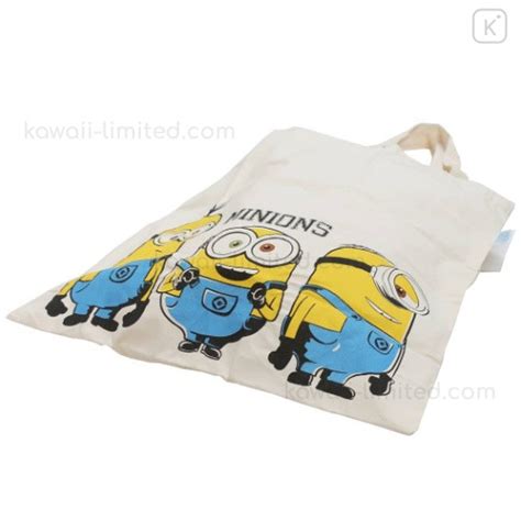 Japan Despicable Me Cotton Tote Bag Minions Kawaii Limited