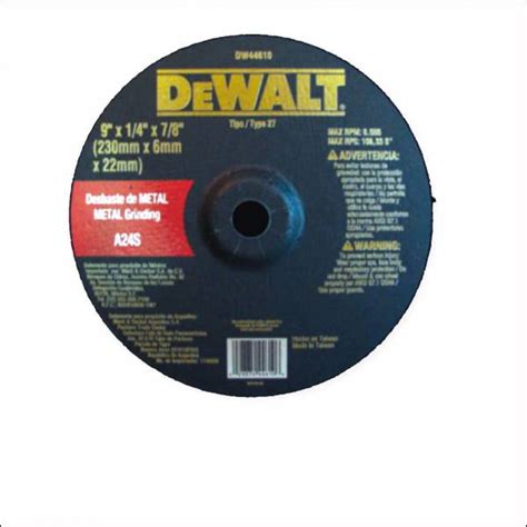 Disco Pulir Metal 7 X1 4 X7 8 Dw44850 Dewalt