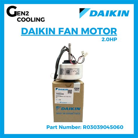 DAIKIN ACSON YORK INDOOR FAN MOTOR 2 0HP R03039045060 Shopee Malaysia