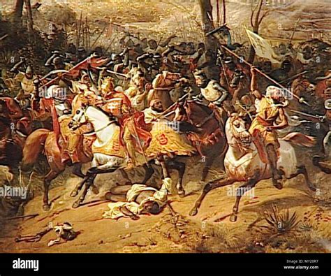 . Battle of Arsuf . Historiengemälde 477 Schlacht von Arsuf Stock Photo ...