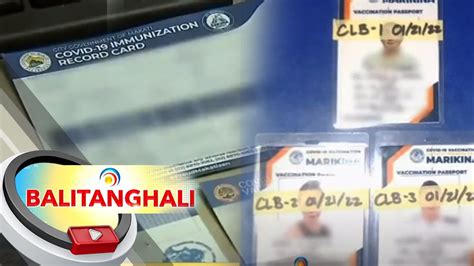 Dalawang Suspek Sa Umano Y Bentahan Ng Pekeng Vaccination Card Sa