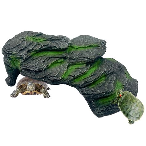 Snapklik Resin Turtle Basking Platform Turtles Rock Dock Climbing