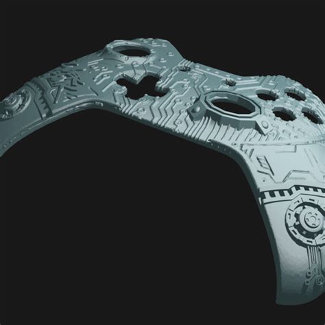 Free Stl File Cyberpunk Xbox Controller Faceplate・3d Printing Idea To Download・cults