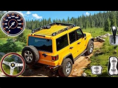 X Offroad Luxury Suv Driving D Thar Jeep Hill Climbing Drive