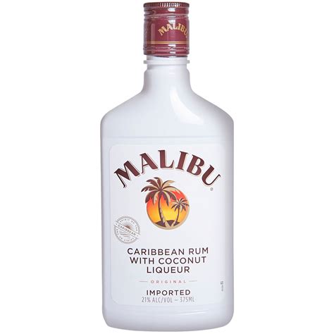 Malibu Coconut Rum 375Ml Lisa S Liquor Barn