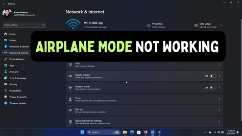 How To Fix Airplane Mode Not Working In Windows Youtube