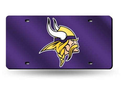 Minnesota Vikings Nfl Football License Plate Auto Tag Vanity Plate Ebay