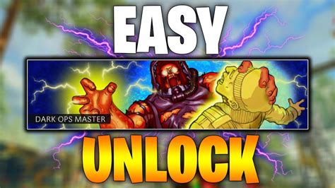 UNLOCK DARK OPS MASTER CALLING CARD FAST Dark Ops Zombie Challenges