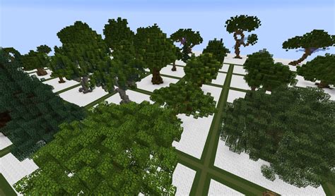 Minecraft Custom Trees Schematics