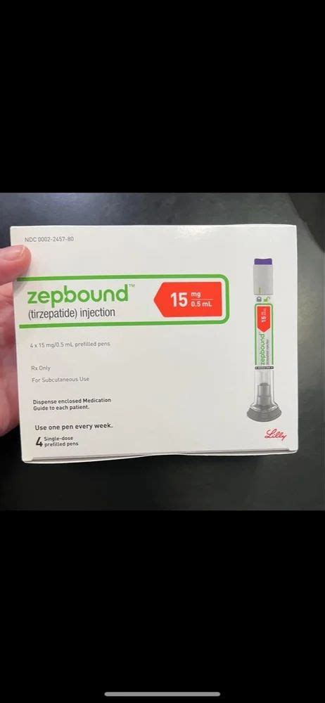 15mg Zepbound Tirzepatide Injection Swiss At Rs 5000 Box In Bengaluru