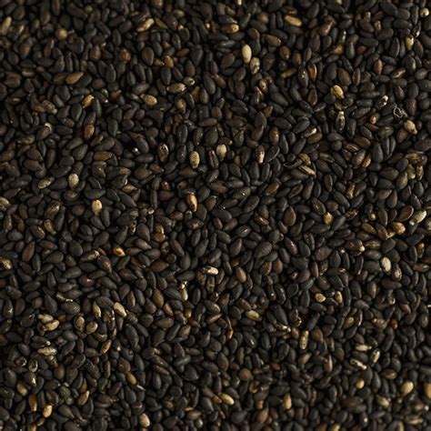 Black Sesame Seeds Sesamum Indicum Japan