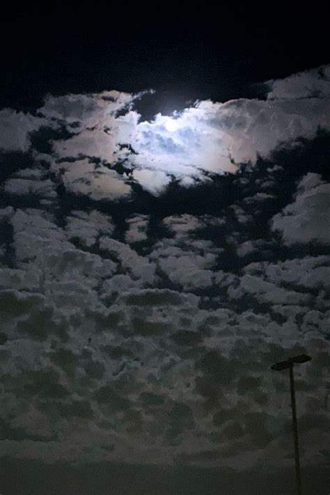 Dark Night Sky Clouds