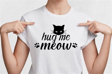 Hug Me Meow Svg Vector Graphics Graphic By Uttam Das Creative Fabrica