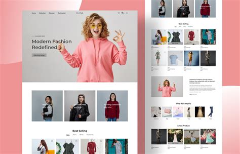 Fashion Ecommerce Website Template :: Behance