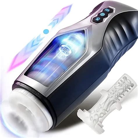 D Pocket Pussy Thrusting Automatic Male Masturbators Sex Toys For