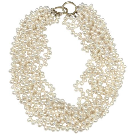 Tiffany And Co Paloma Picasso Pearl And Gold Torsade Necklace At 1stdibs