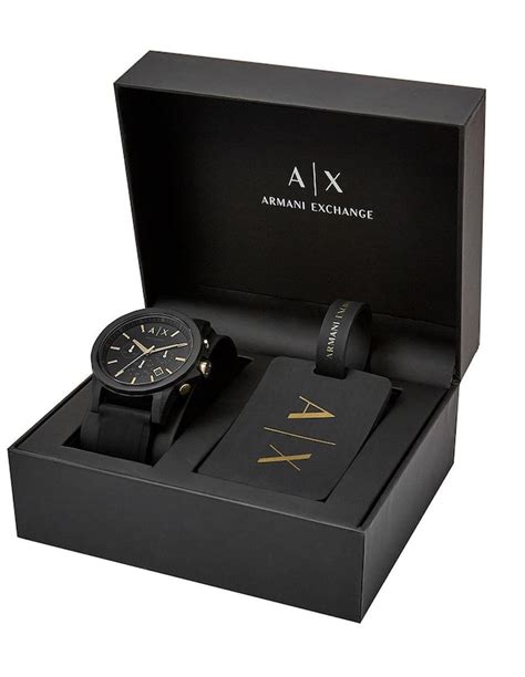 Box Set Reloj Armani Exchange Outerbanks Para Hombre Ax7105 4