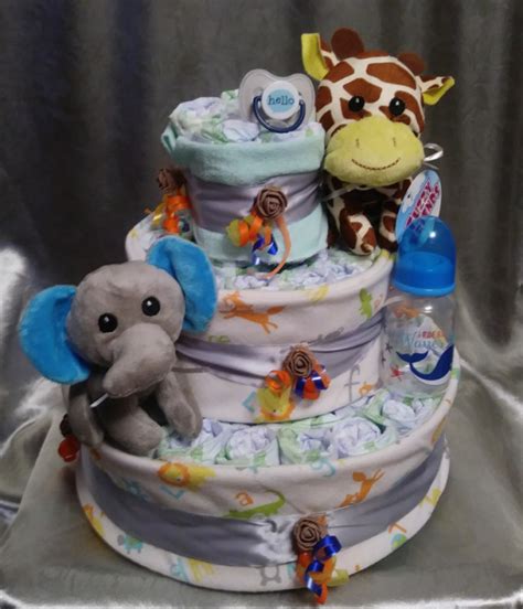 Safari Diaper Cake Best Gift Ever Aftcra