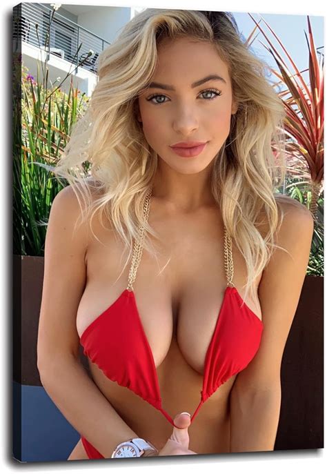 Amazon Dekbond Hannah Palmer P Ster De Bikini Con Pechos Grandes