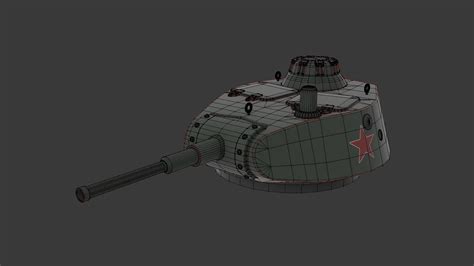 T Soviet Light Tank D Model Cgtrader