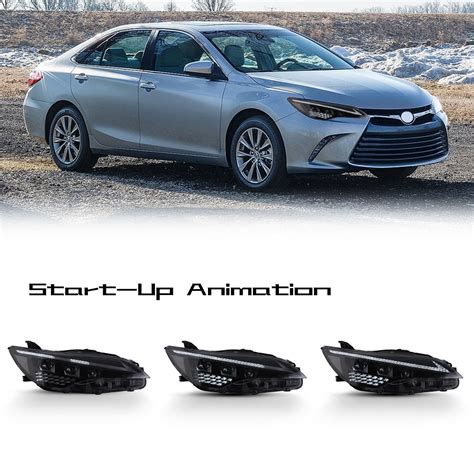 Led Headlights For Toyota Camry Black Warrior Start Up