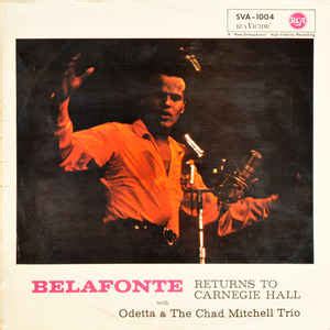 Harry Belafonte Belafonte Returns To Carnegie Hall Vinyl