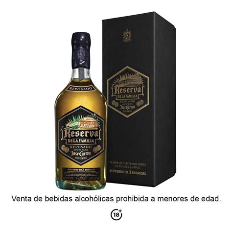 Tequila Reserva de la Familia Reposado Orgánico 750 ml Walmart