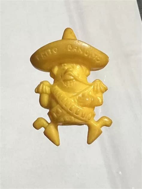 Vintage 1968 Frito Bandito Frito Lay Chip Pencil Topper Yellow