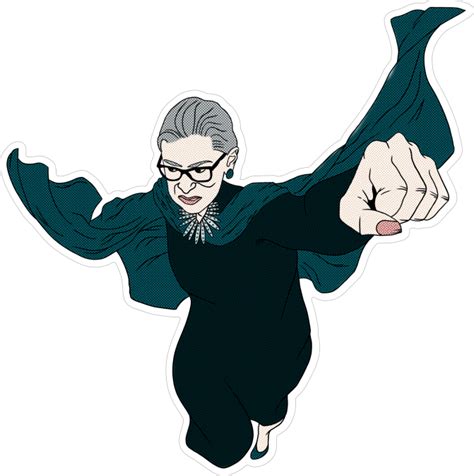 Rbg Superhero Sticker