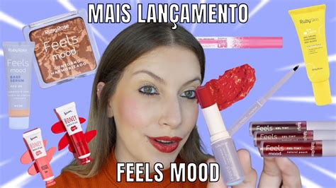 Lan Amentos Linha Feels Mood Ruby Rose Contorno Marmorizado Gel