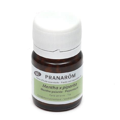 Pranarom Huile essentielle Menthe poivrée bio en perles Digestion