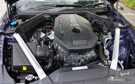 2021 Kia Stinger Gt Line Engine Performancedrive