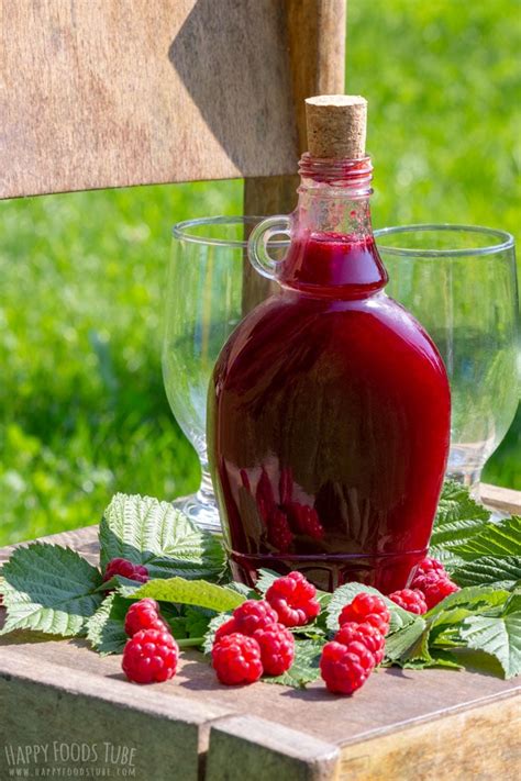 Homemade Raspberry Syrup Recipe Happy Foods Tube