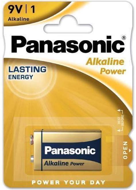 Panasonic Pba9vb1 Alkaline Batterij 9v Blok 1 Stuk Bol