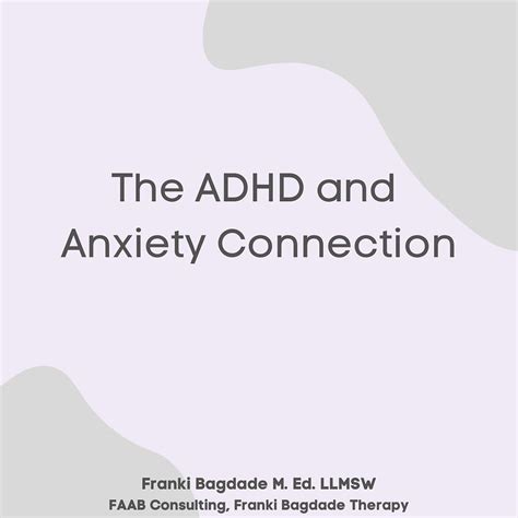 The Adhd And Anxiety Connection