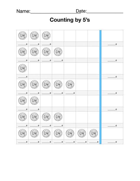 Counting By Nickels Worksheet Live Worksheets