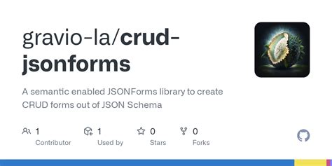 GitHub Gravio La Crud Jsonforms A Semantic Enabled JSONForms Library