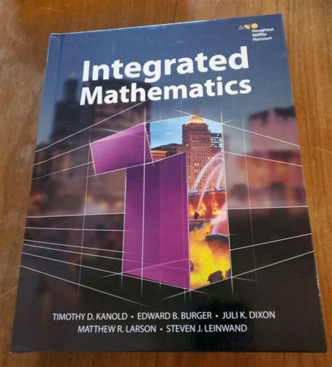 Hmh Integrated Math 1 Student Edition 2015 By Houghton Mifflin