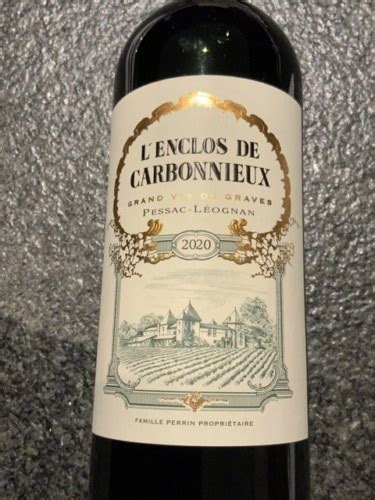 Ch Teau Carbonnieux L Enclos De Carbonnieux Pessac L Ognan Rouge