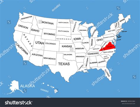 Map Of Virginia In Usa - Wilow Kaitlynn