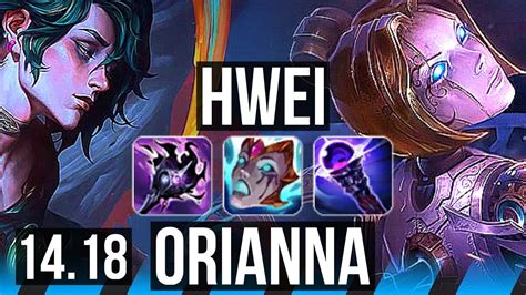 HWEI Vs ORIANNA MID 9k Comeback 8 2 15 Godlike Rank 11 Hwei BR