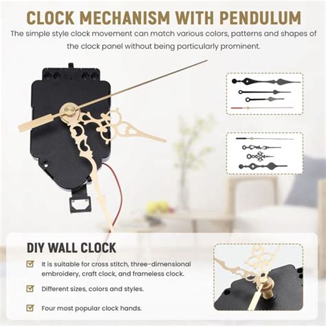 Quartz Pendulum Trigger Clock Movement Chime Music Box Completer DIY