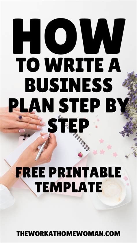 How To Write A Business Plan Step By Step Free Business Plan Template