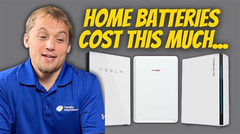 How Much Do Home Solar Batteries Cost Actual Numbers Provided YouTube