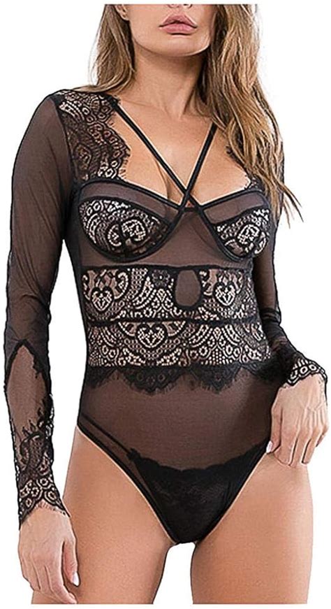 Fonxos Transparente Lingerie Ropa De Dormir Sexo Babydoll Chemise