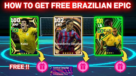 How To Get Free Ronaldinho Efootball Mobile Free Epic Brazilian