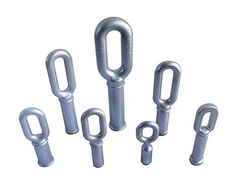 Insulator Hot DIP Galvanized Steel Fittings For Distribution Transmission Overhead Line Hot