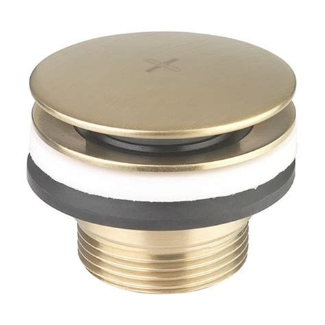 Crosswater Mpro Brushed Brass Universal Basin Waste Sanctuary Bathrooms