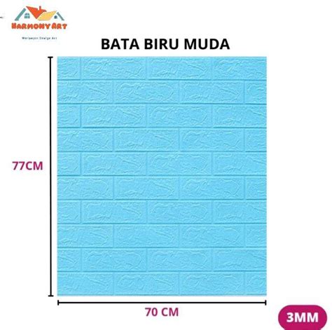 HA SUPER MURAH WALLFOAM Wallpaper Foam 3D UKURAN 77 70 Cm TEBAL